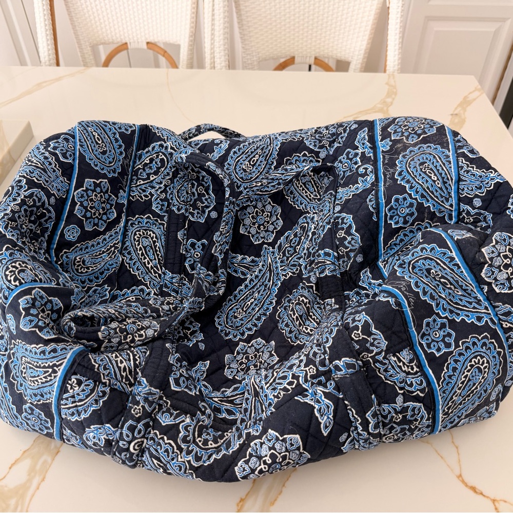 Blue Paisley Women's Duffal Bag